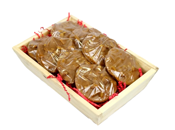 praline gift tray package isolated bkg